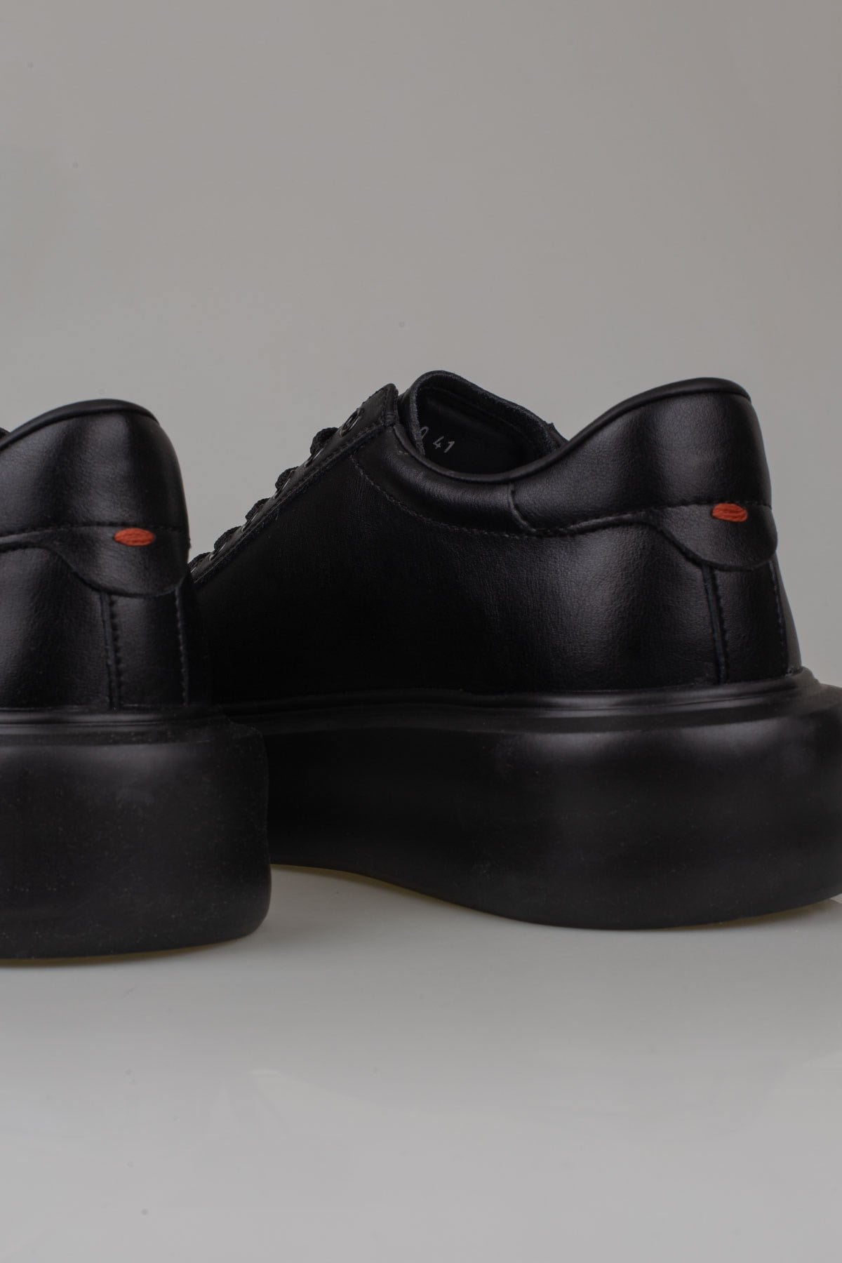 Lufian Siyah Mat  Gage Erkek Deri Sneaker Ayakkabı