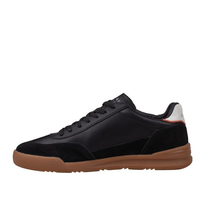 Lufian Siyah  Milo Erkek Deri Sneaker