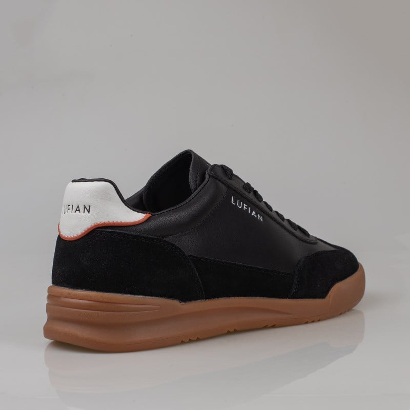 Lufian Siyah  Milo Erkek Deri Sneaker