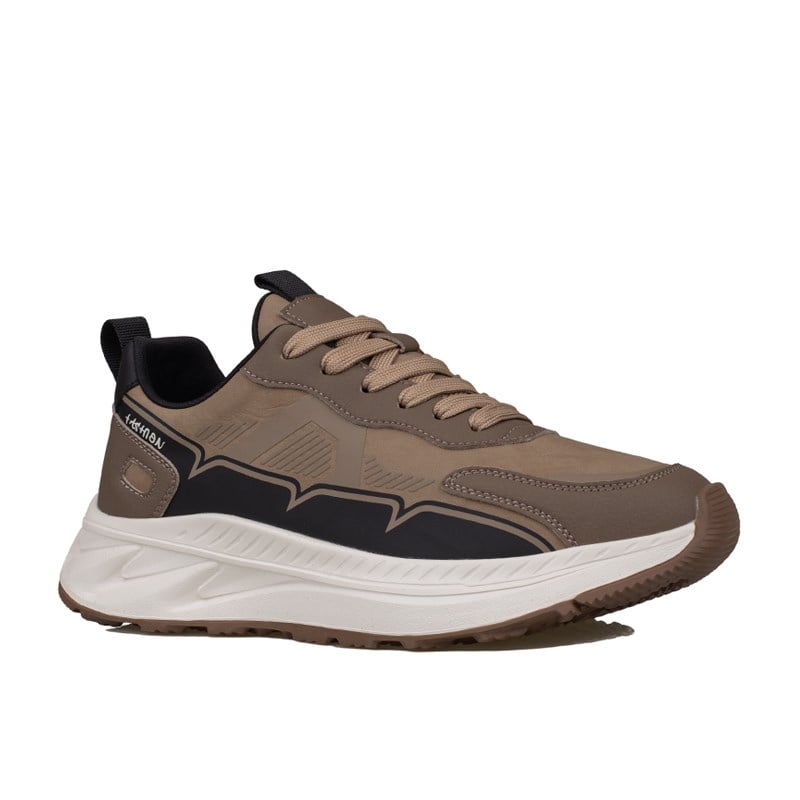 M2S Bej  Kalın Taban Erkek Sneaker