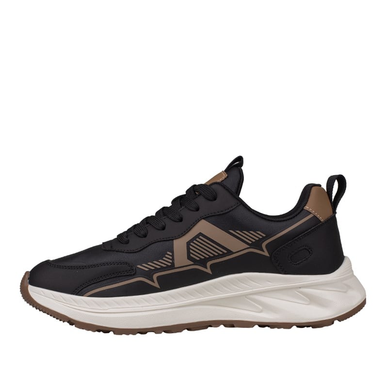 M2S Siyah  Kalın Taban Erkek Sneaker