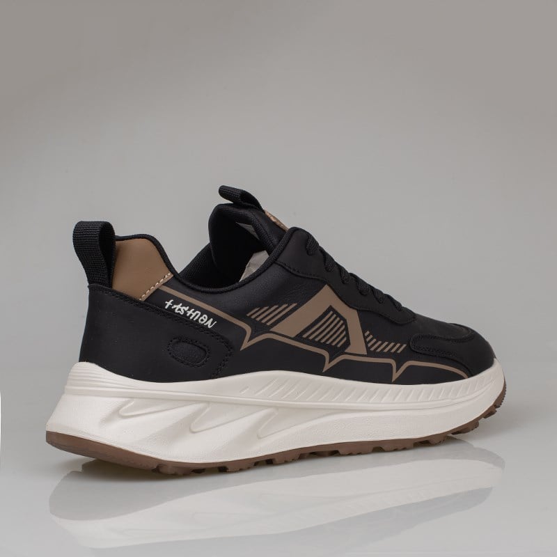M2S Siyah  Kalın Taban Erkek Sneaker
