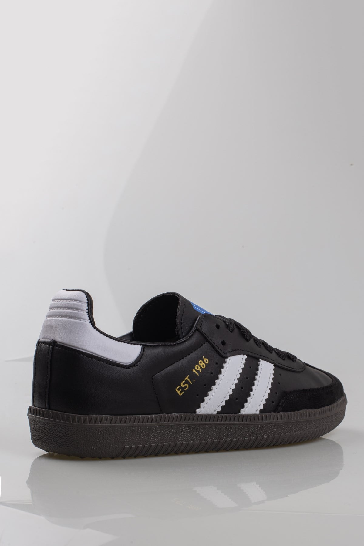 Trend Adımlar Siyah  Retro Deri Süet Detaylı Spor Ayakkabı