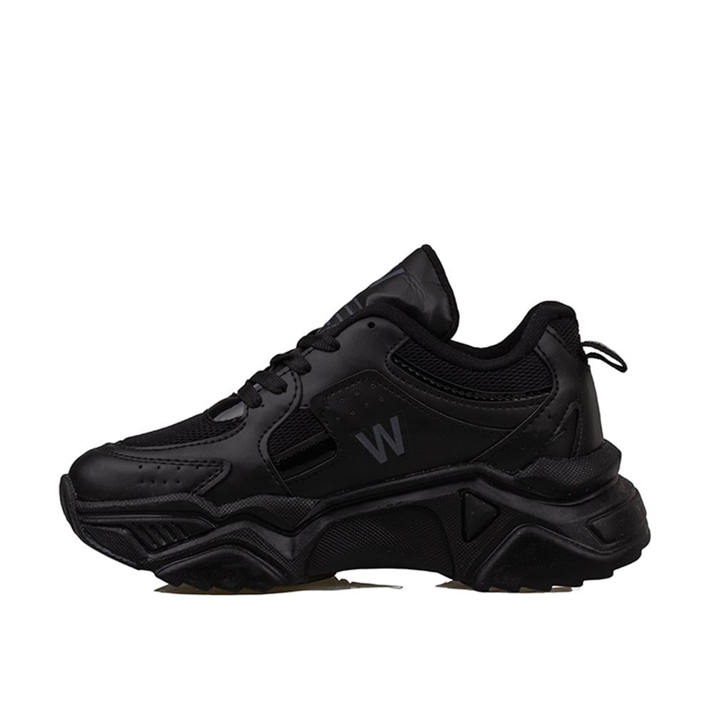 Trend Adımlar Siyah  Worting Two Kalın Taban Kadın Spor Ayakkabı