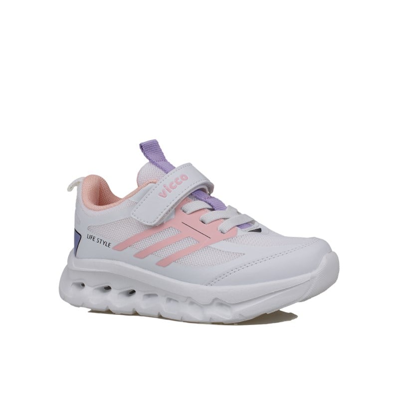 Vicco Beyaz  Jungle Havalı Taban Çocuk Sneaker