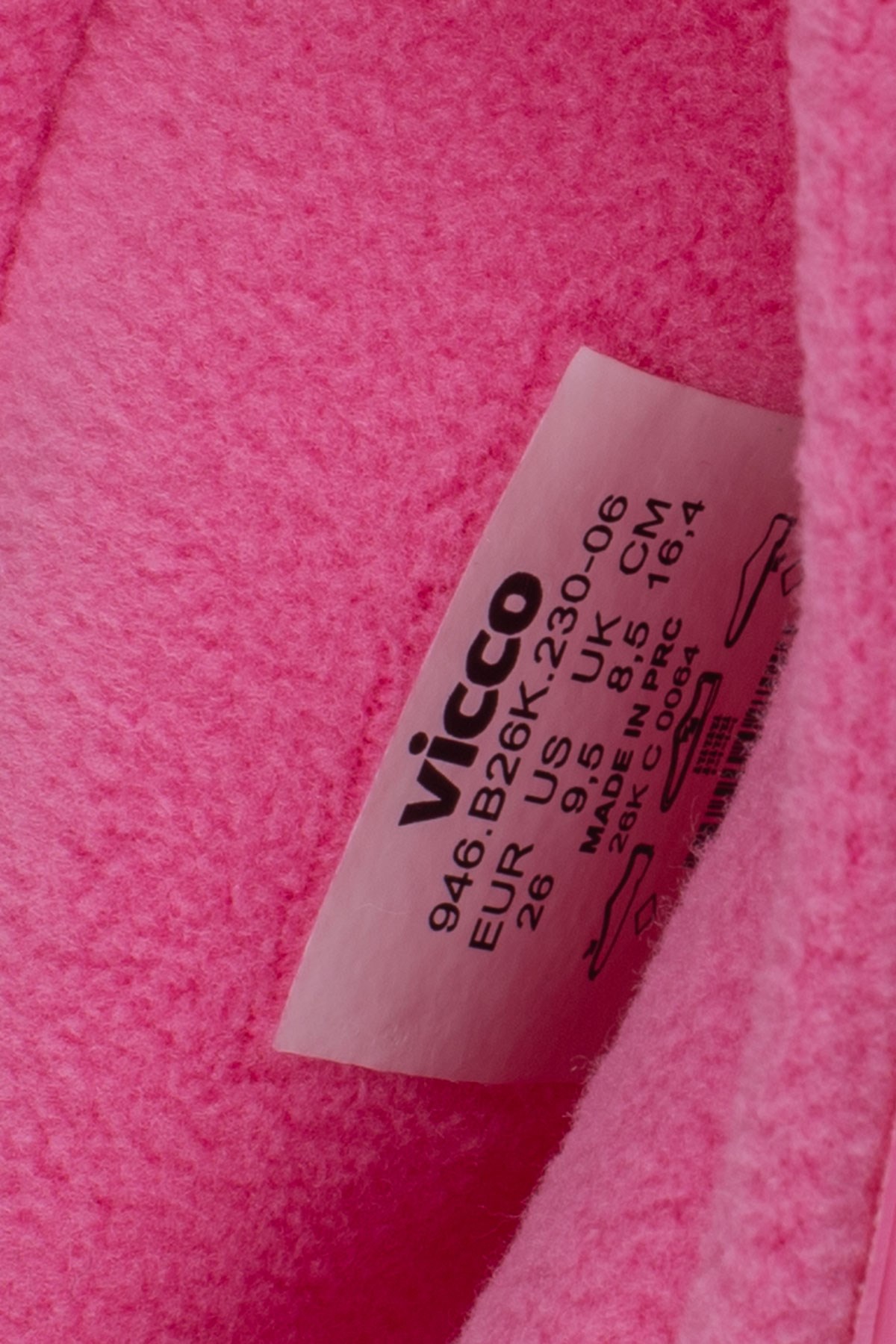 Vicco Fuşya  Mellow İçi Polar Çocuk Yağmur Çizmesi
