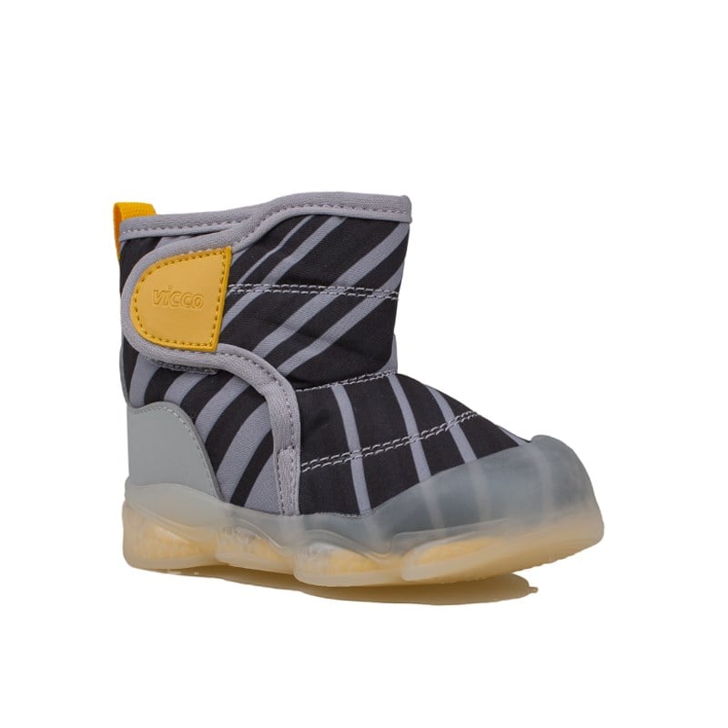 Vicco Gri  Helyum Cırtlı Işıklı İlk Adım Bebe Unisex Bot
