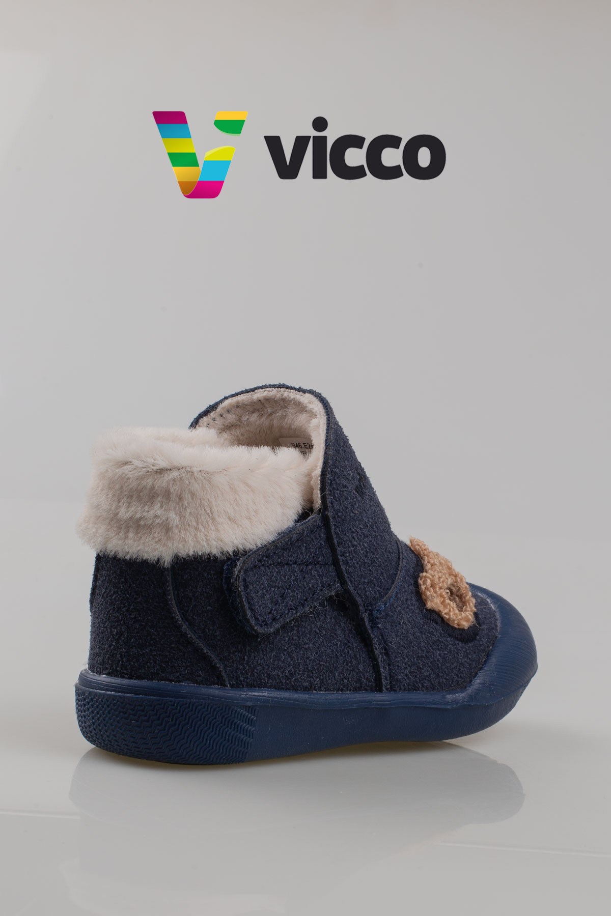 Vicco Lacivert  Kind Kürklü İlk Adım Bot