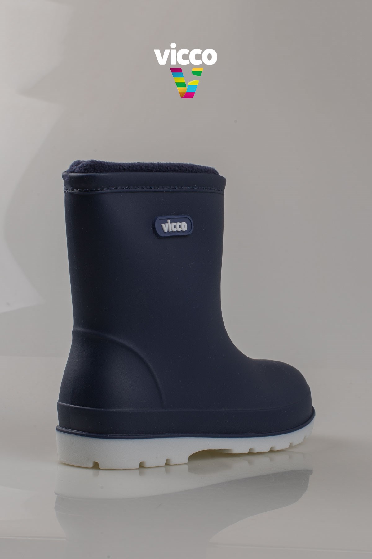 Vicco Lacivert  Mellow İçi Polar Çocuk Yağmur Çizmesi