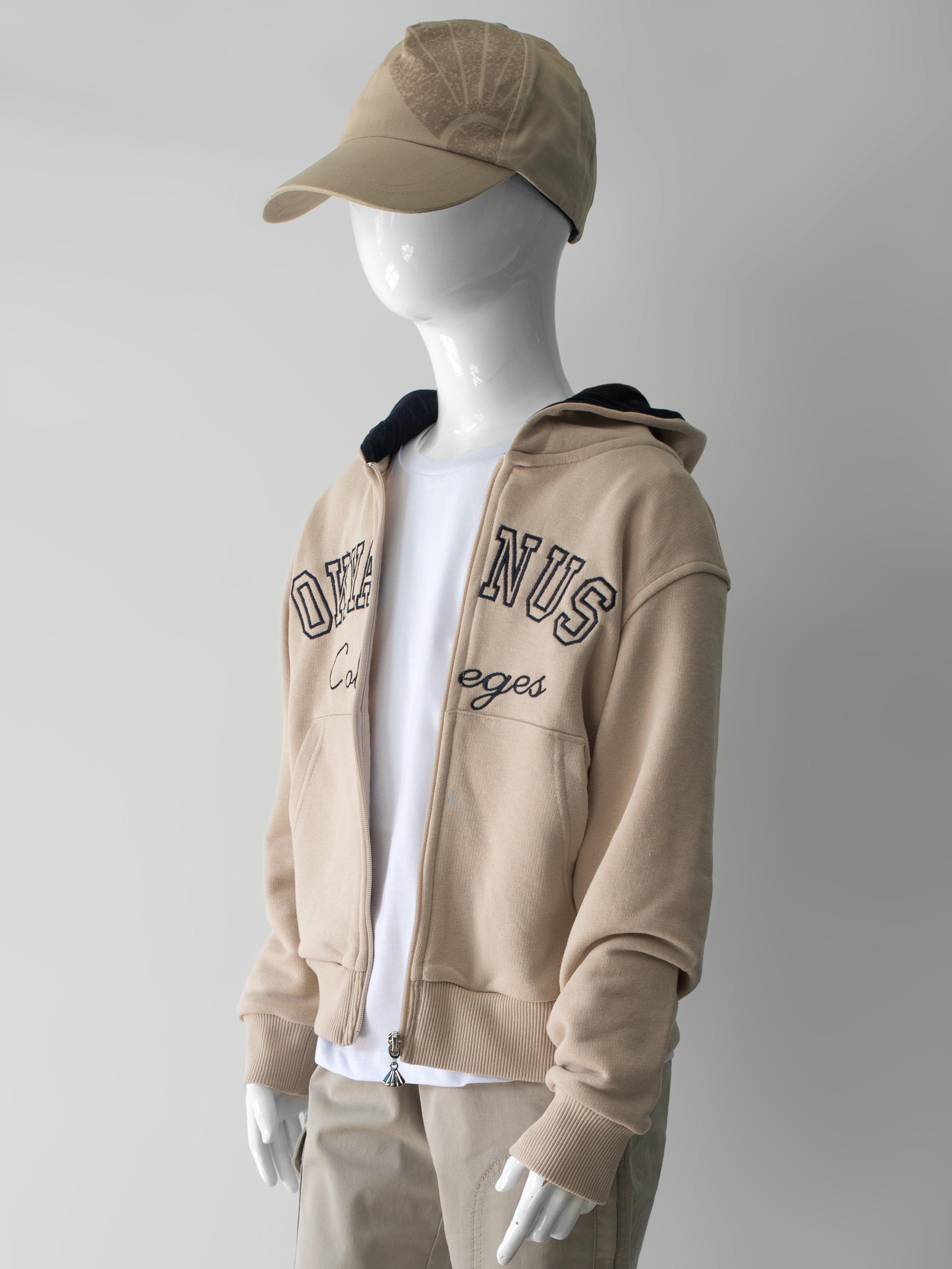 İlkokul Kapşonlu Sweatshirt (Fermuarlı)