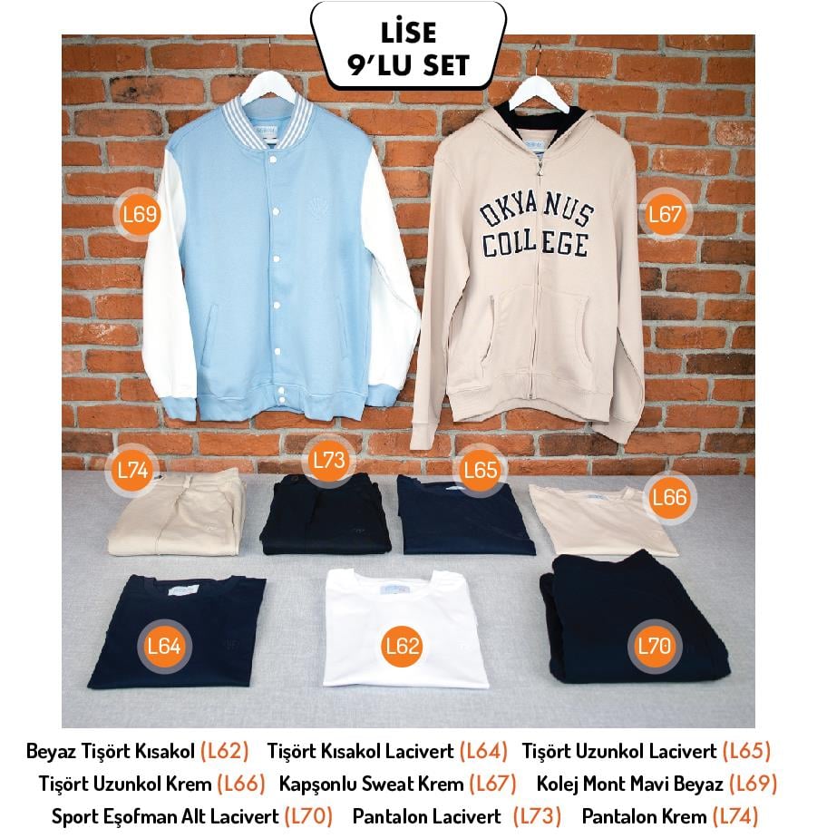 LİSE 9-LU SET