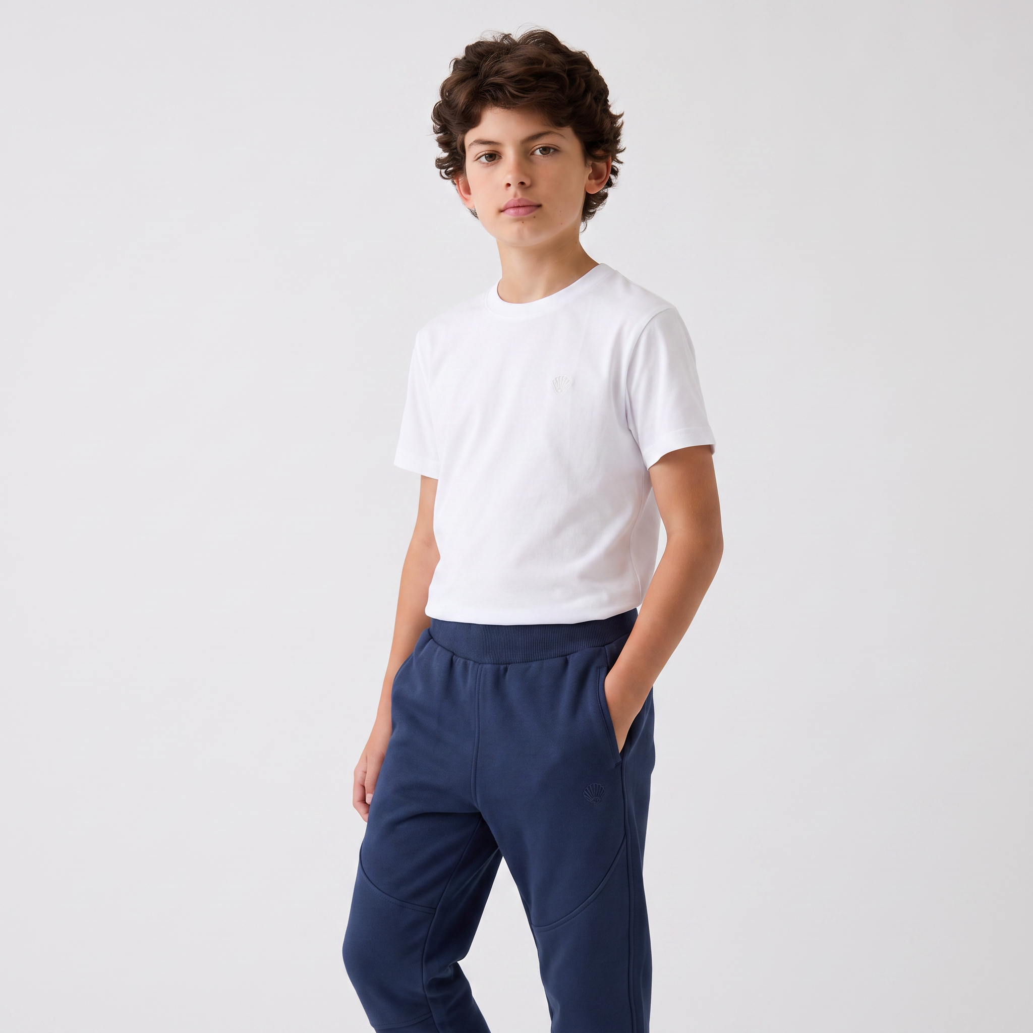OO/Lise Basic (Düz) Tİşört Kısakol/ Beyaz
