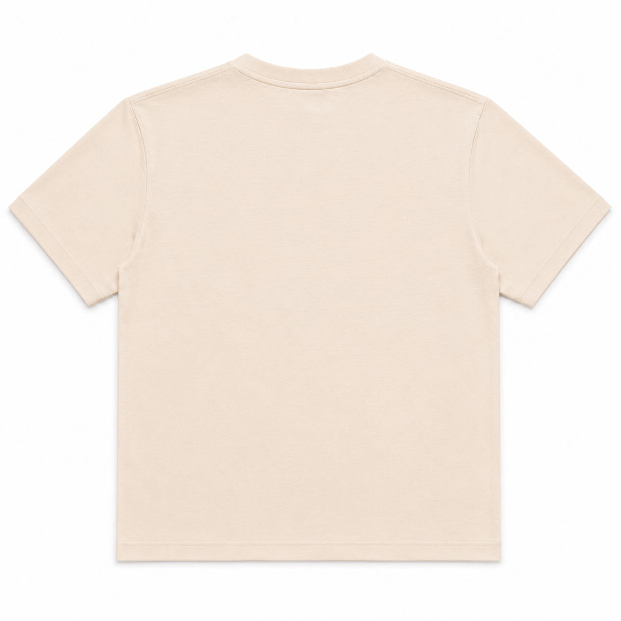 OO/Lise Basic (Düz) Tişört Kısakol/ Krem