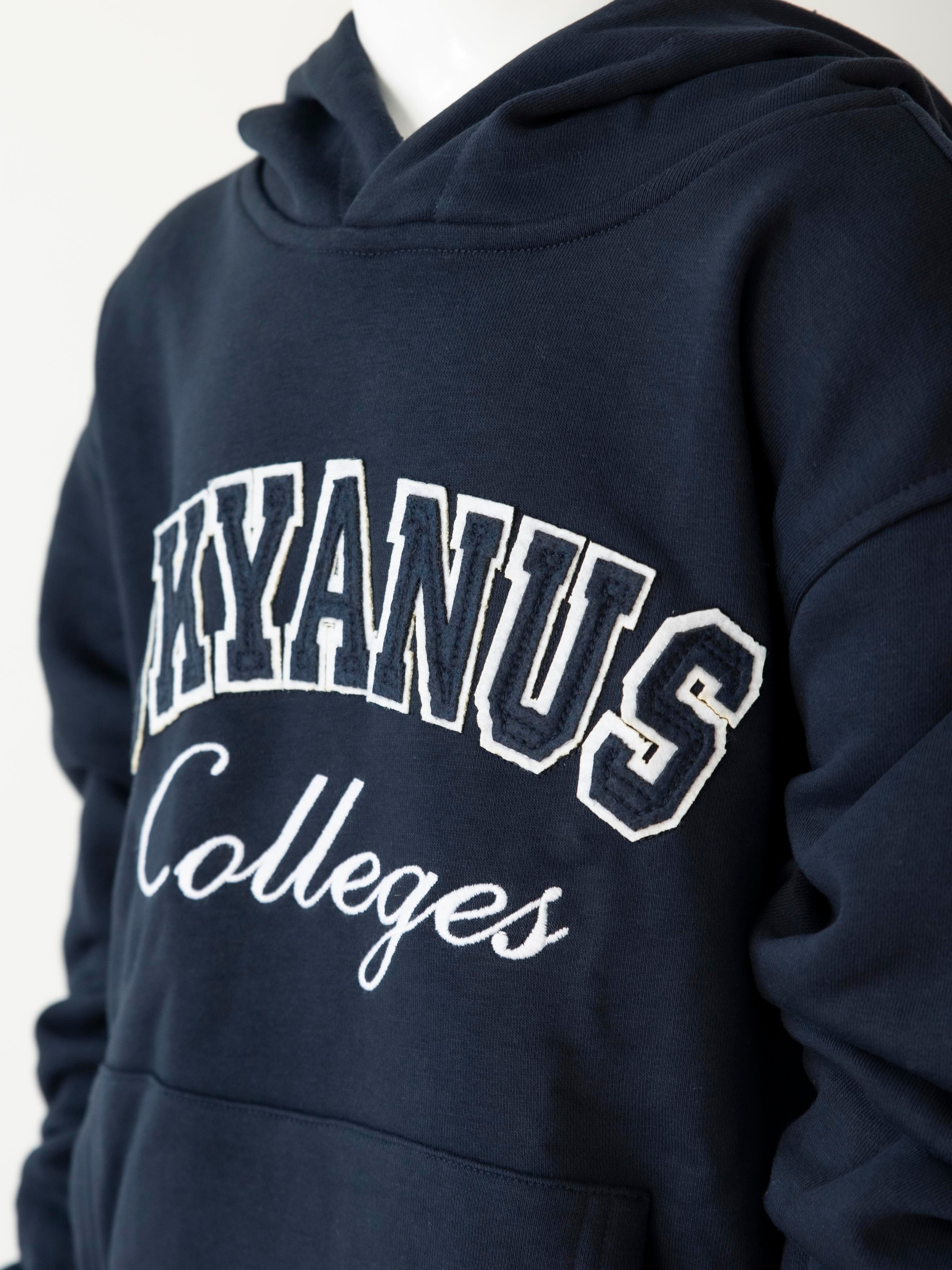 Ortaokul Kapşonlu Sweatshirt (Okyanus)