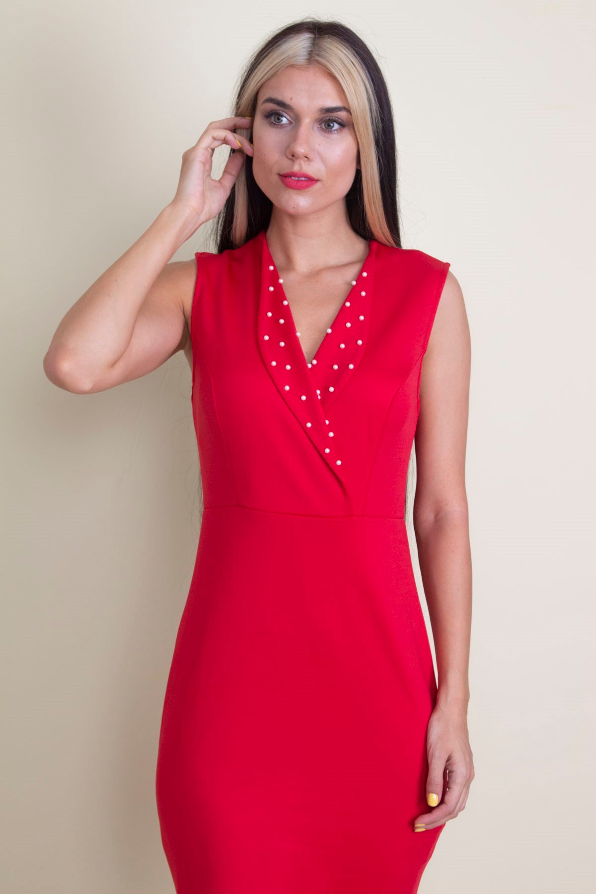 İNCİ İŞLİ ANVELOP ELBİSE