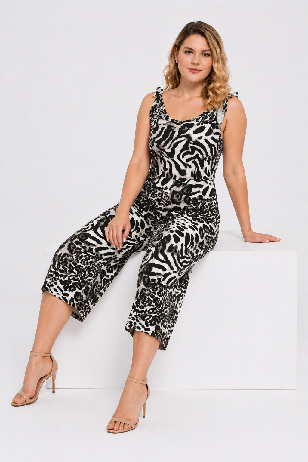 Kadın Leo Omuz Bağcıklı Tulum 65N33249