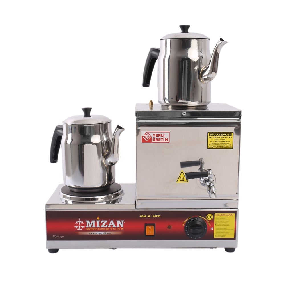 Mizan MC205 Tek Demlik Pleytli Çay Kazanı 10 LT 