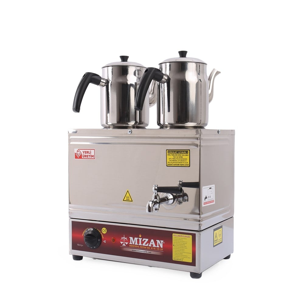 Mizan MC216 Çift Demlik Çay Kazanı 20 LT 