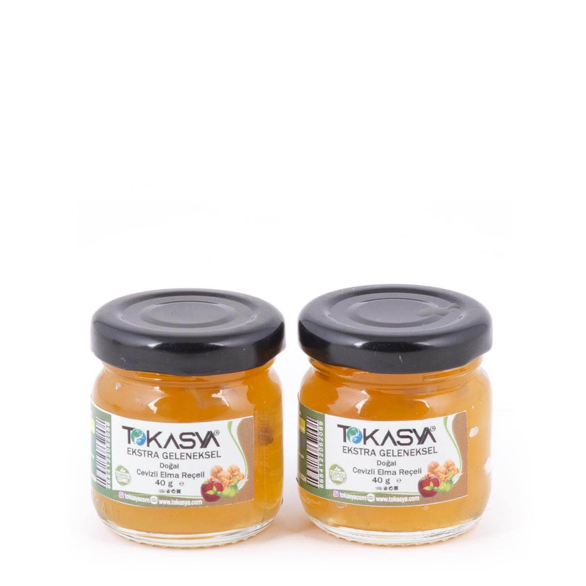 Doğal Cevizli Elma Reçeli 40 g (2 li Kavanoz) 