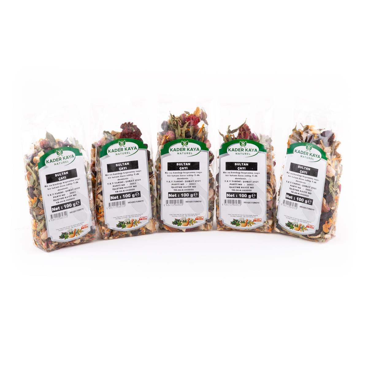 Sultan Çayı 100 g (5 li Paket) 