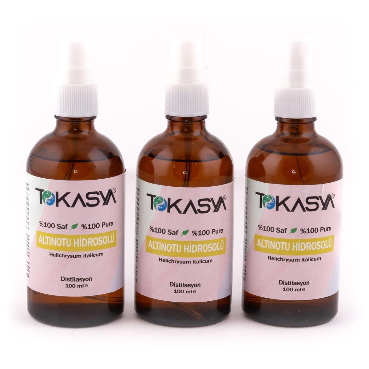Tokasya Altınotu Hidrosolü 100 ml (3 lü Şişe)