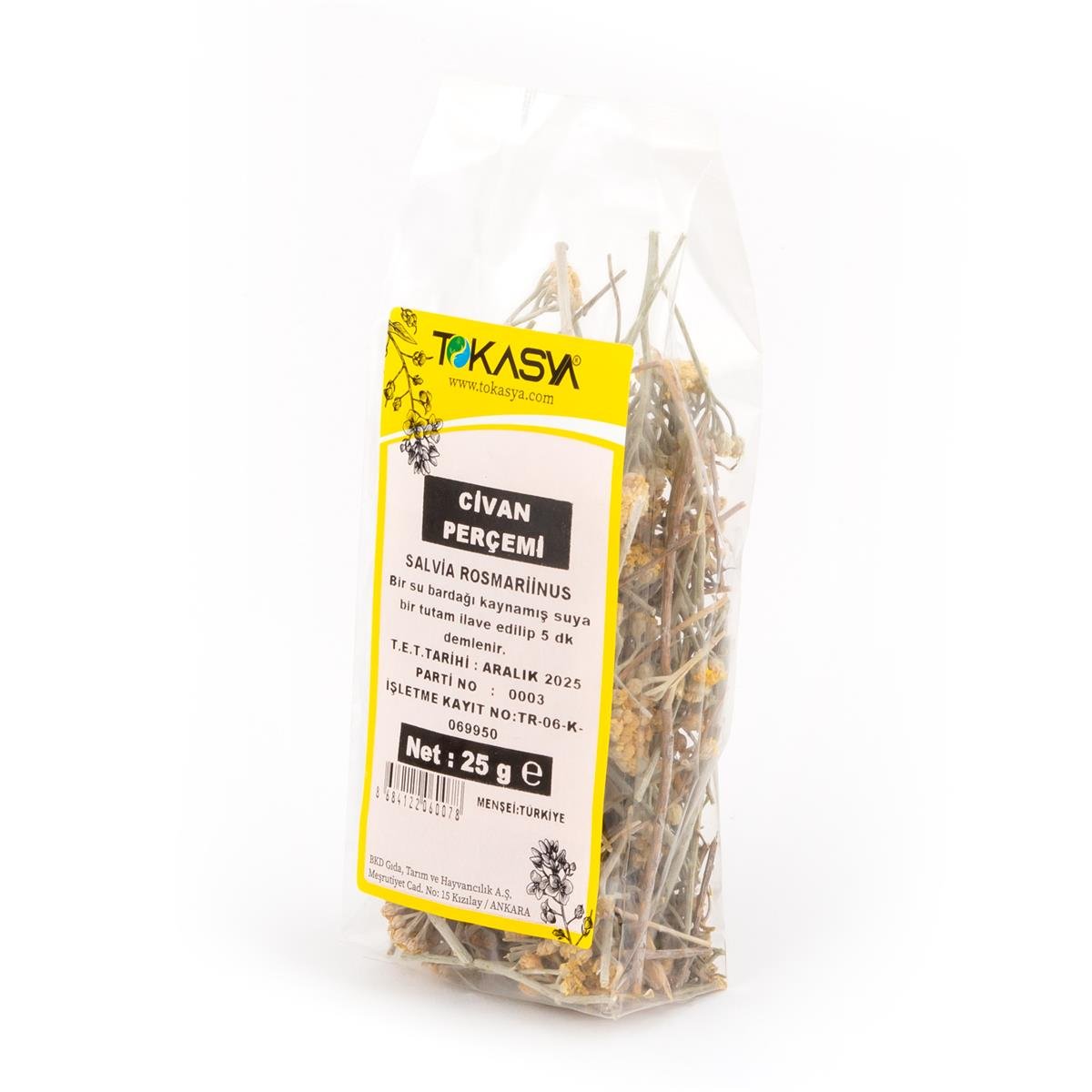 Tokasya Civan Perçemi 25 g (5 li Paket)