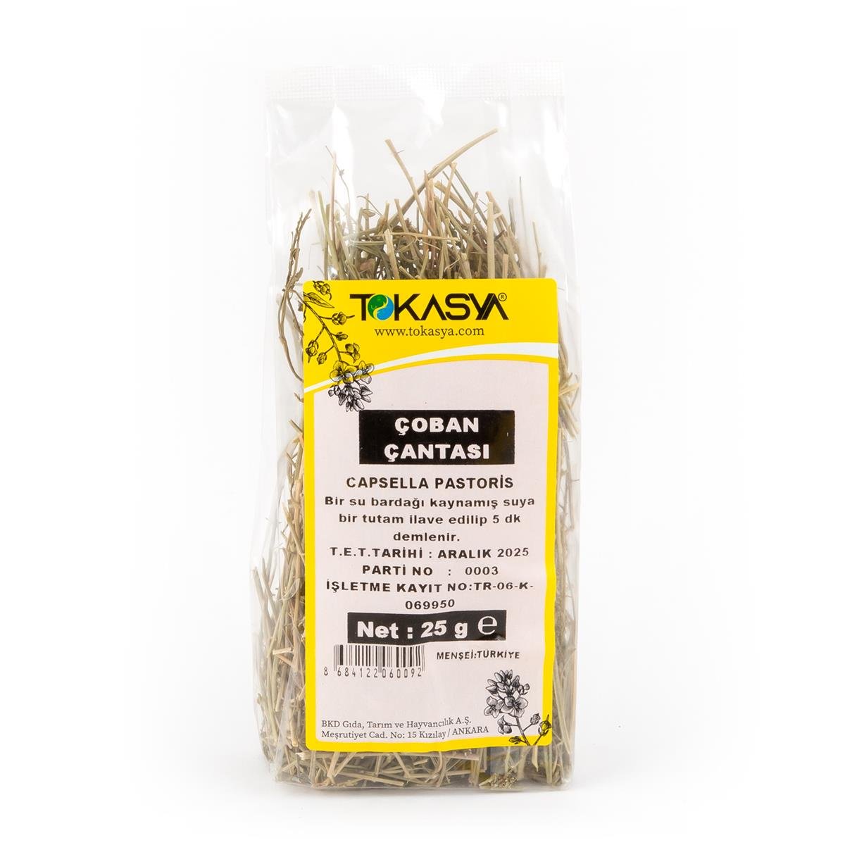 Tokasya Çoban Çantası Otu 25 g (3 lü Paket)