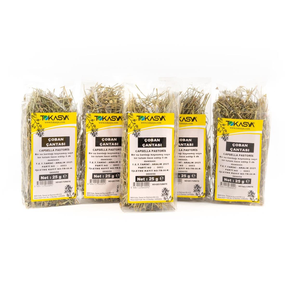 Tokasya Çoban Çantası Otu 25 g (5 li Paket)