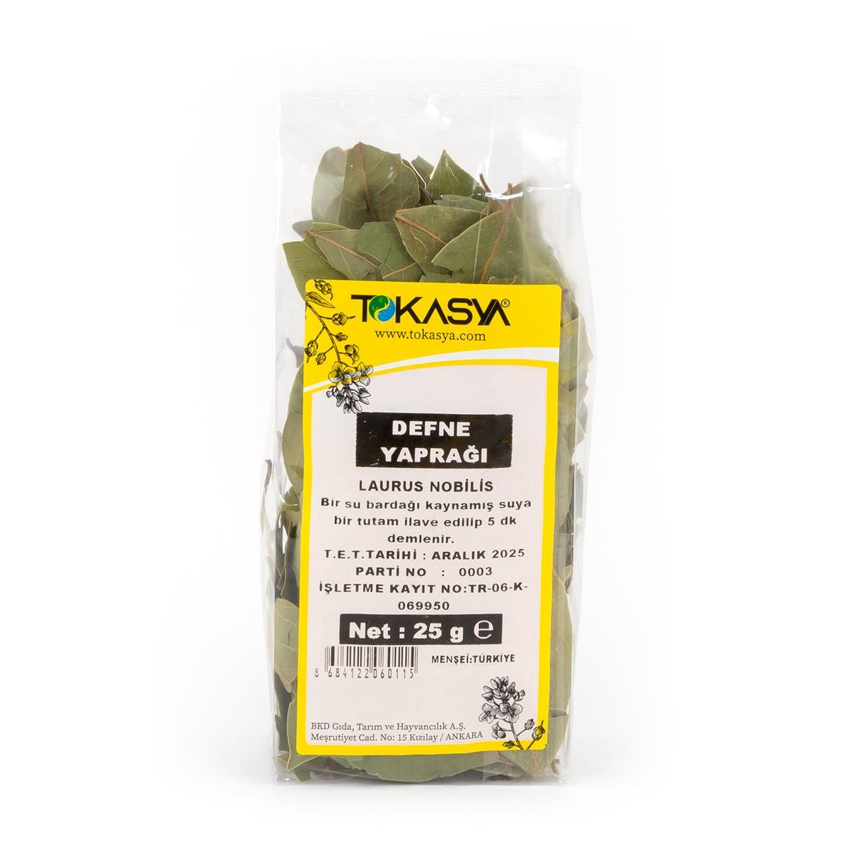 Tokasya Defne Yaprağı 25 g (3 lü Paket)