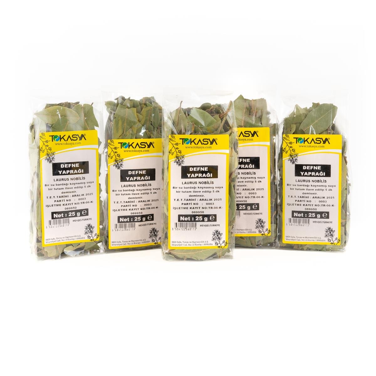 Tokasya Defne Yaprağı 25 g (5 li Paket)