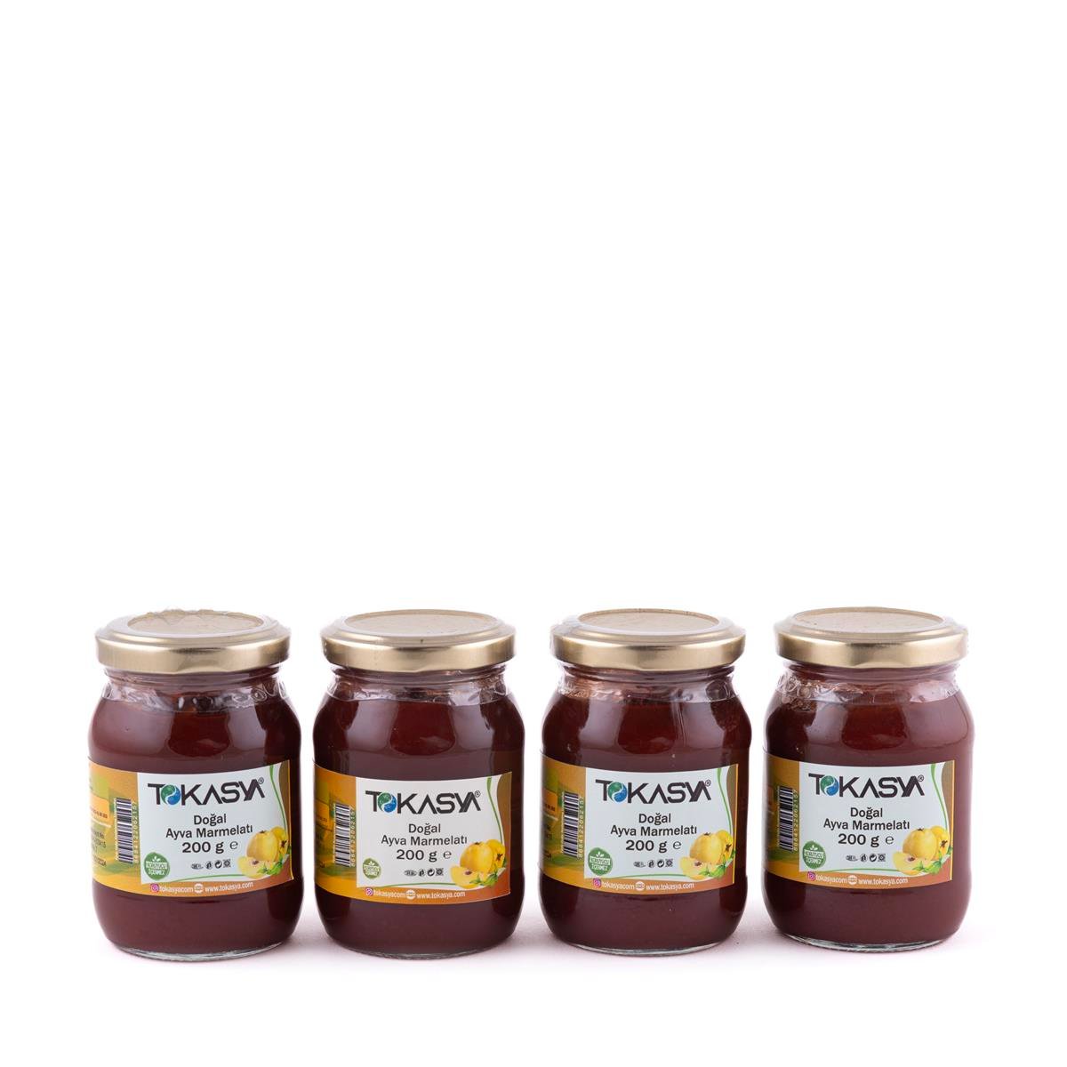 Tokasya Doğal Ayva Marmelatı 200 g (4 lü Kavanoz) 