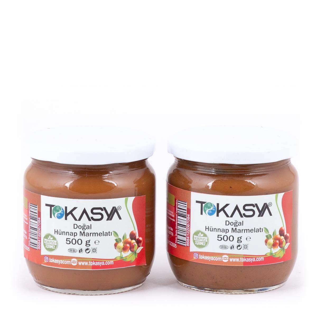 Tokasya Doğal Hünnap Marmelatı 500 g (2 li Kavanoz) 