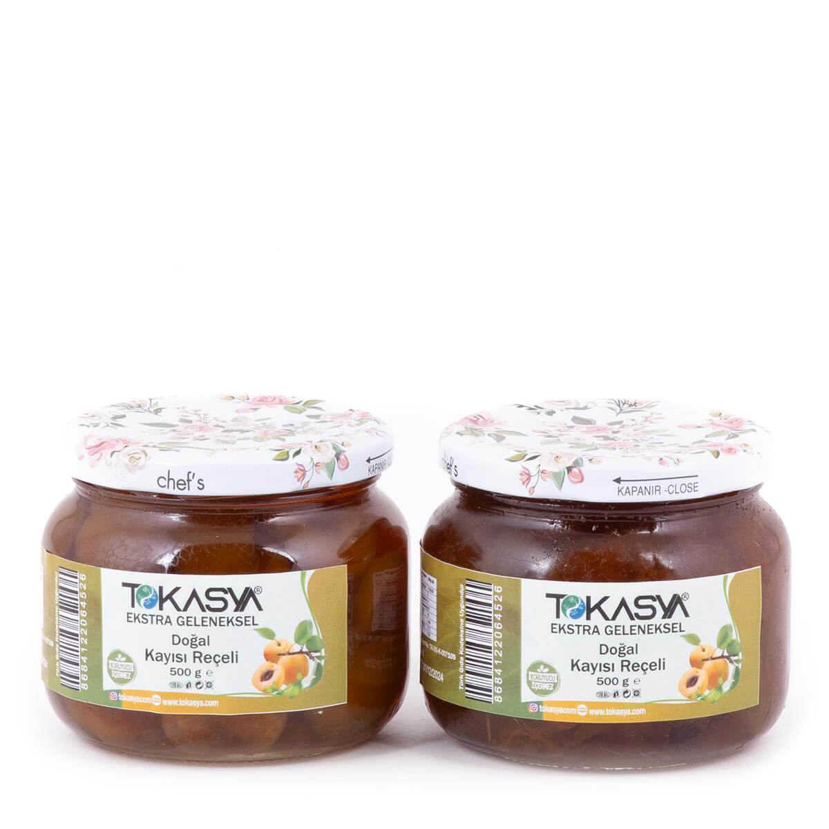 Tokasya Doğal Kayısı Reçeli 500 g (2 li Kavanoz) 