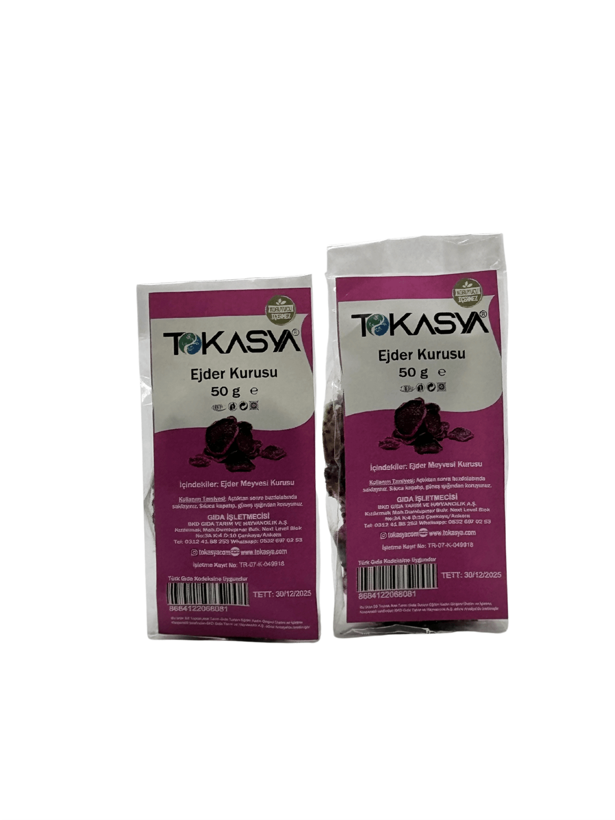 Tokasya Ejder Kurusu 50 g (2 li Paket) 