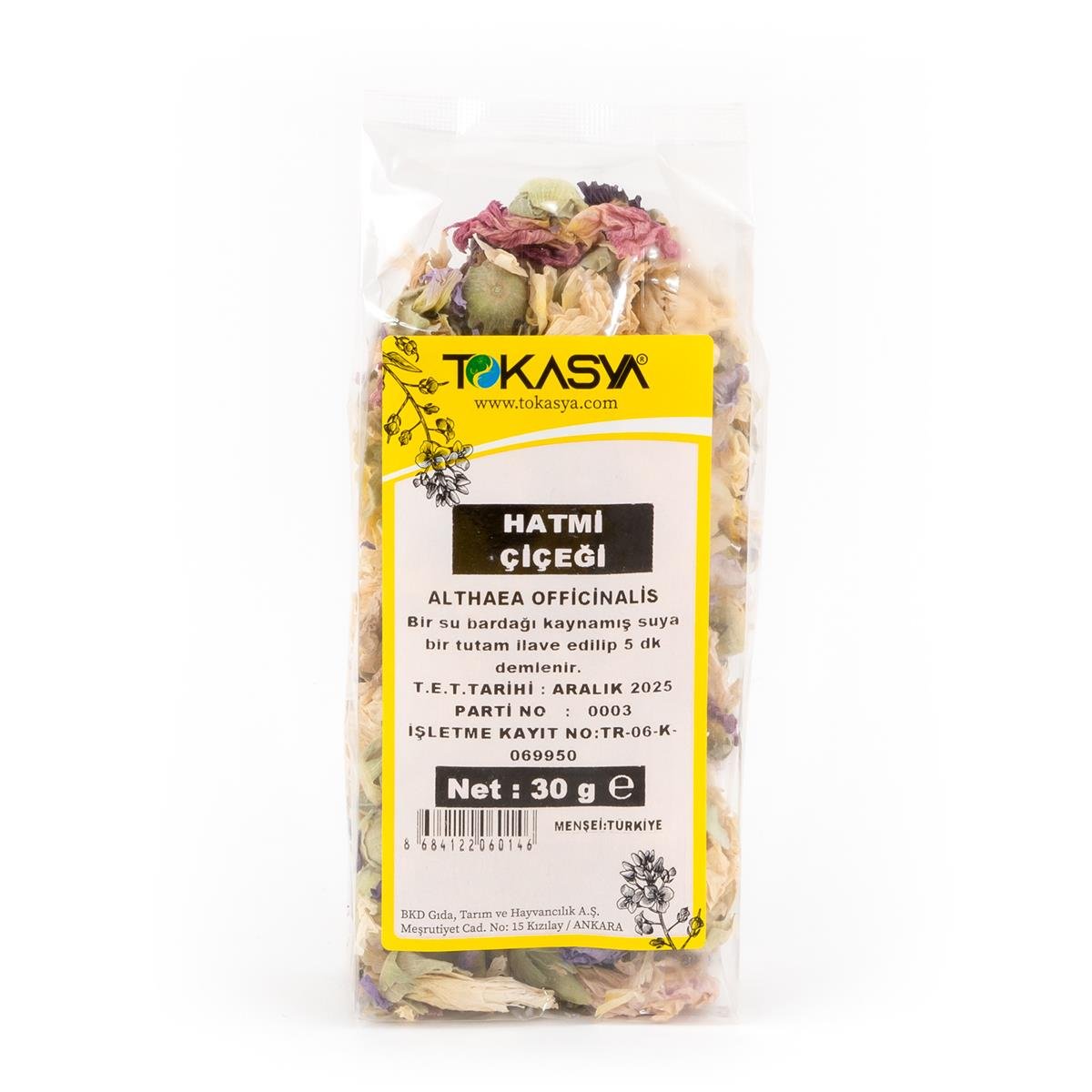 Tokasya Hatmi Çiçeği 30 g (5 li Paket)