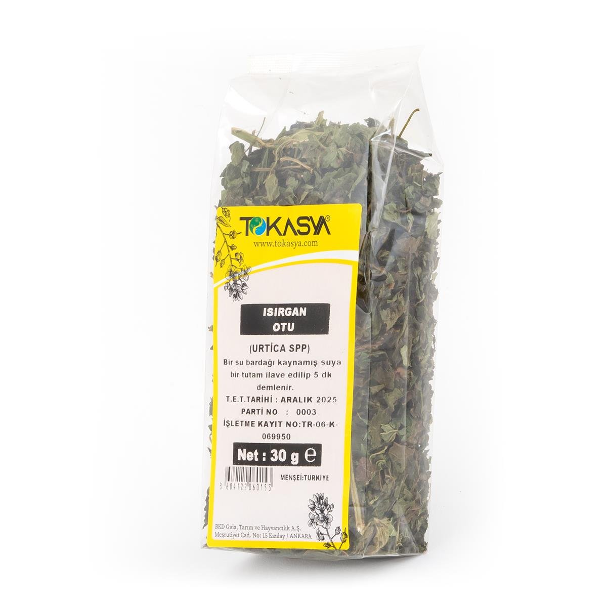 Tokasya Isırgan Otu 30 g (5 li Paket)
