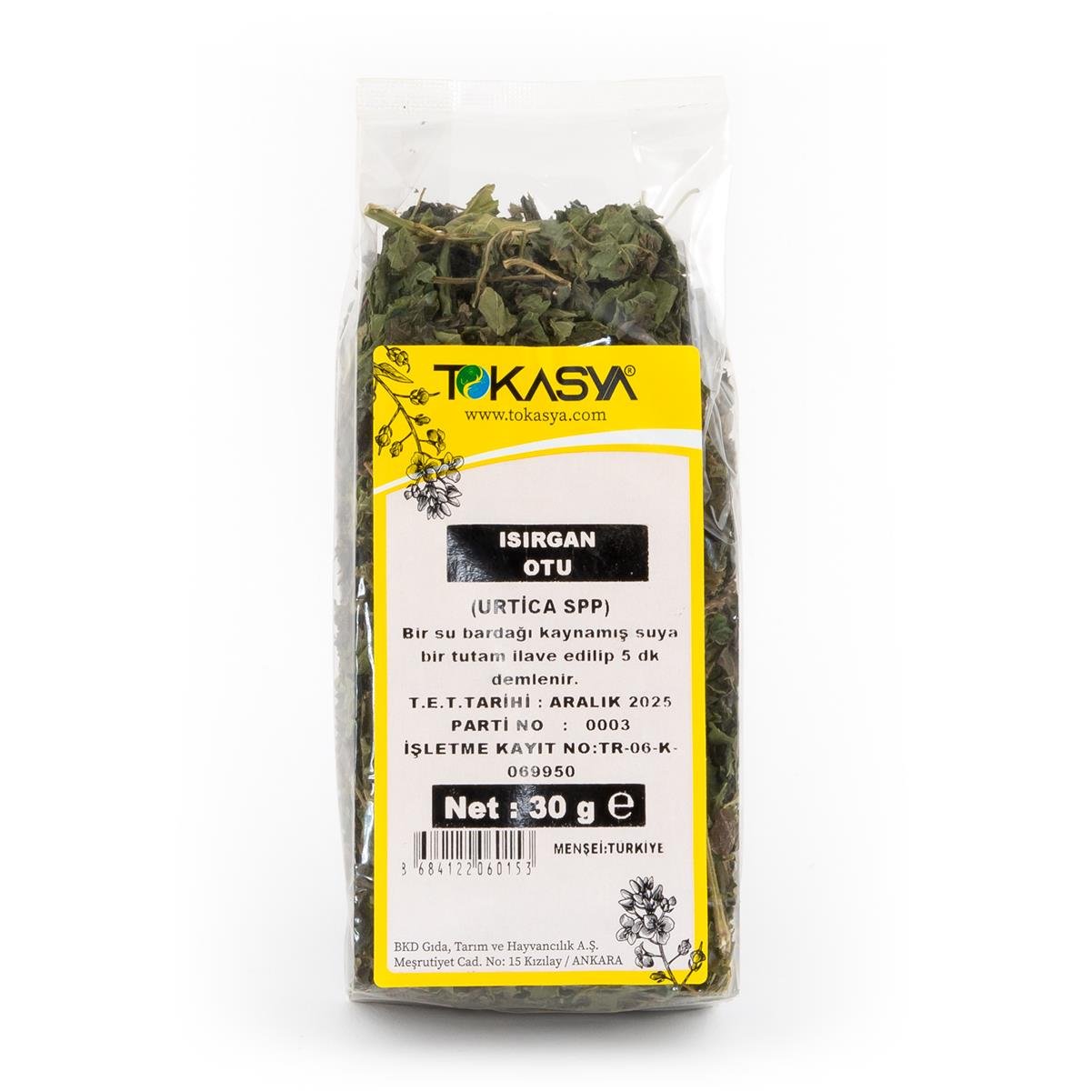 Tokasya Isırgan Otu 30 g (5 li Paket)