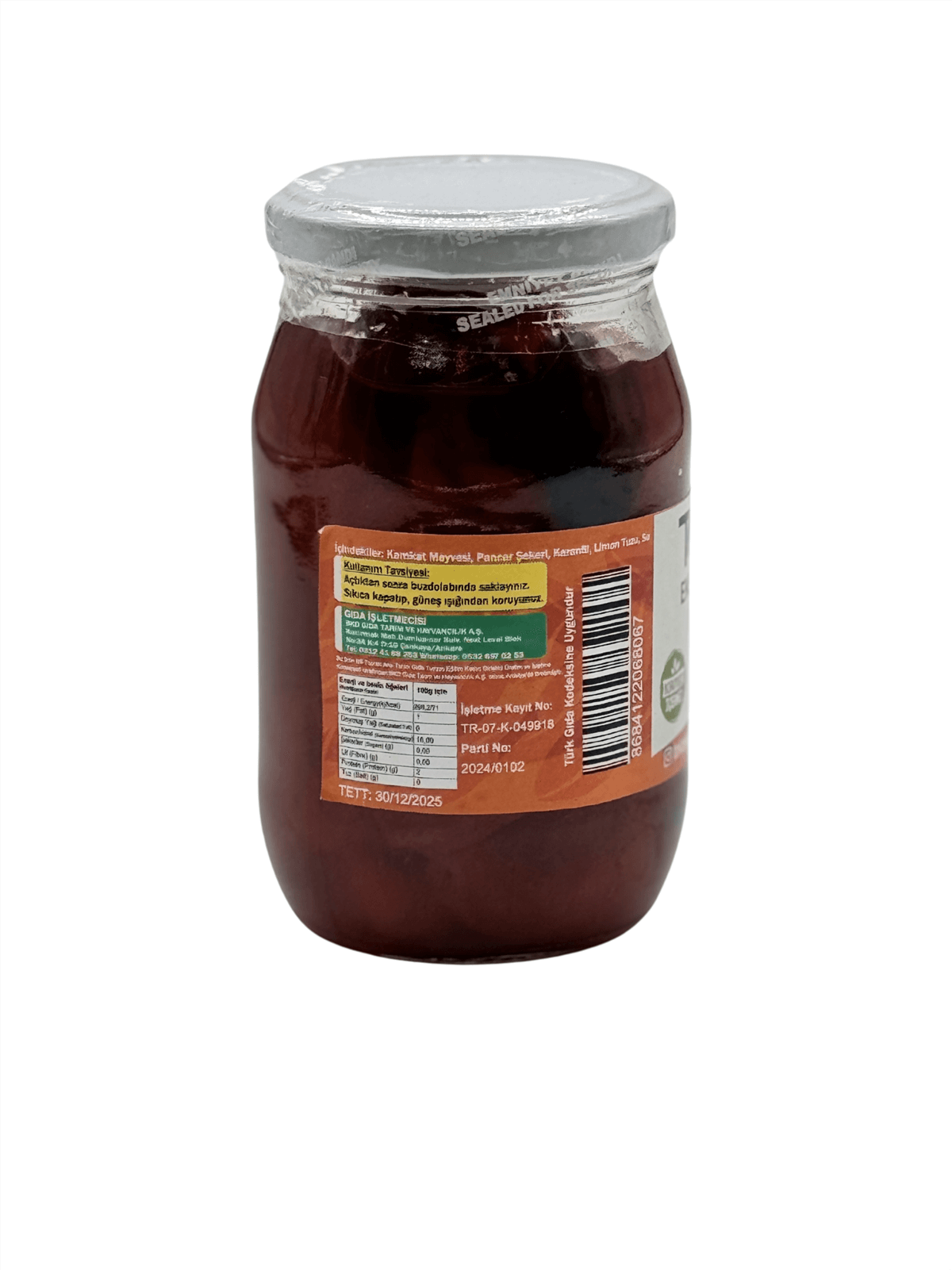 Tokasya Kamkat Reçeli 420 g (2 li Kavanoz) 