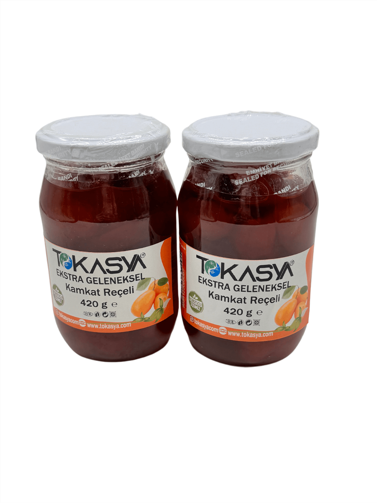 Tokasya Kamkat Reçeli 420 g (2 li Kavanoz) 