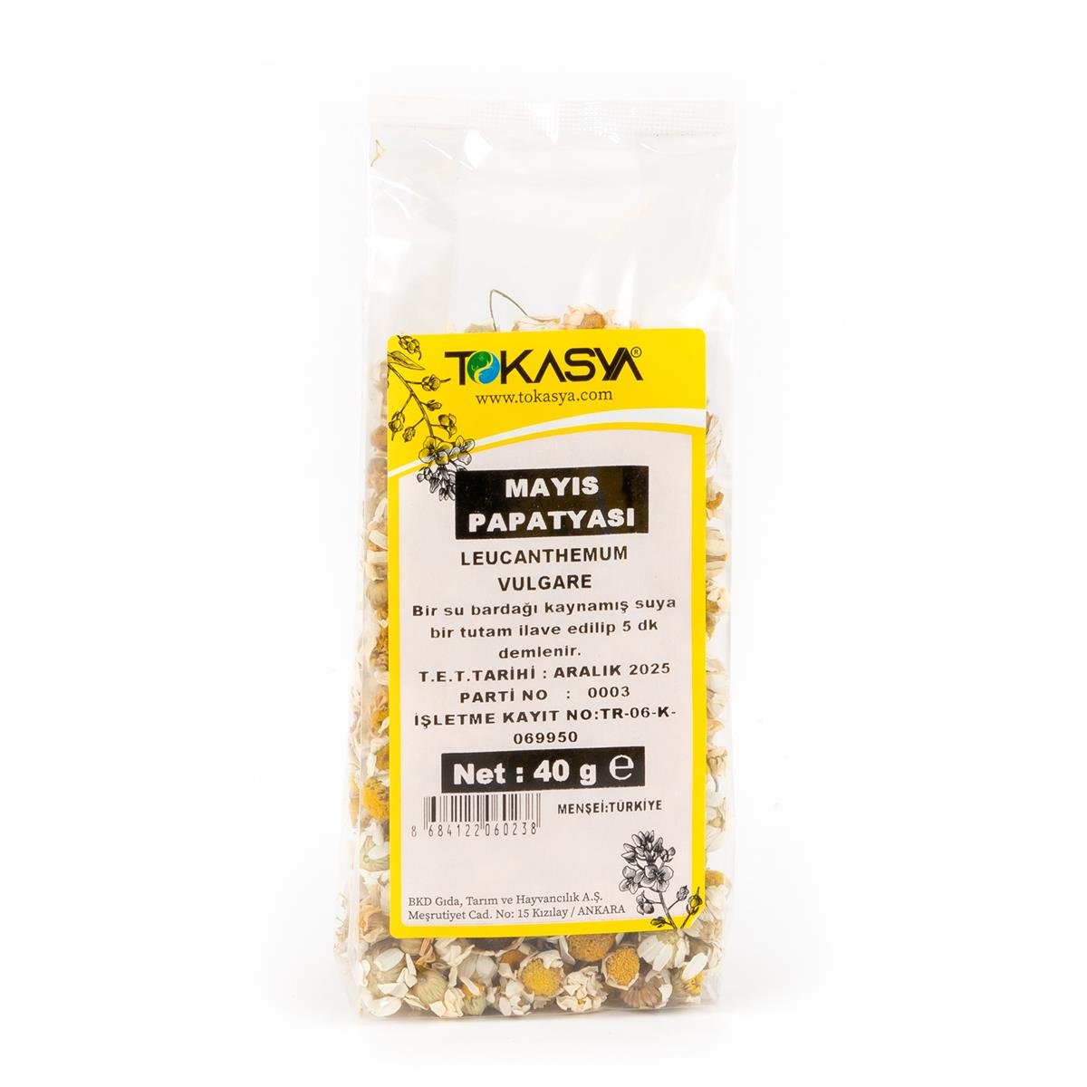 Tokasya Mayıs Beyaz Papatyası 40 g