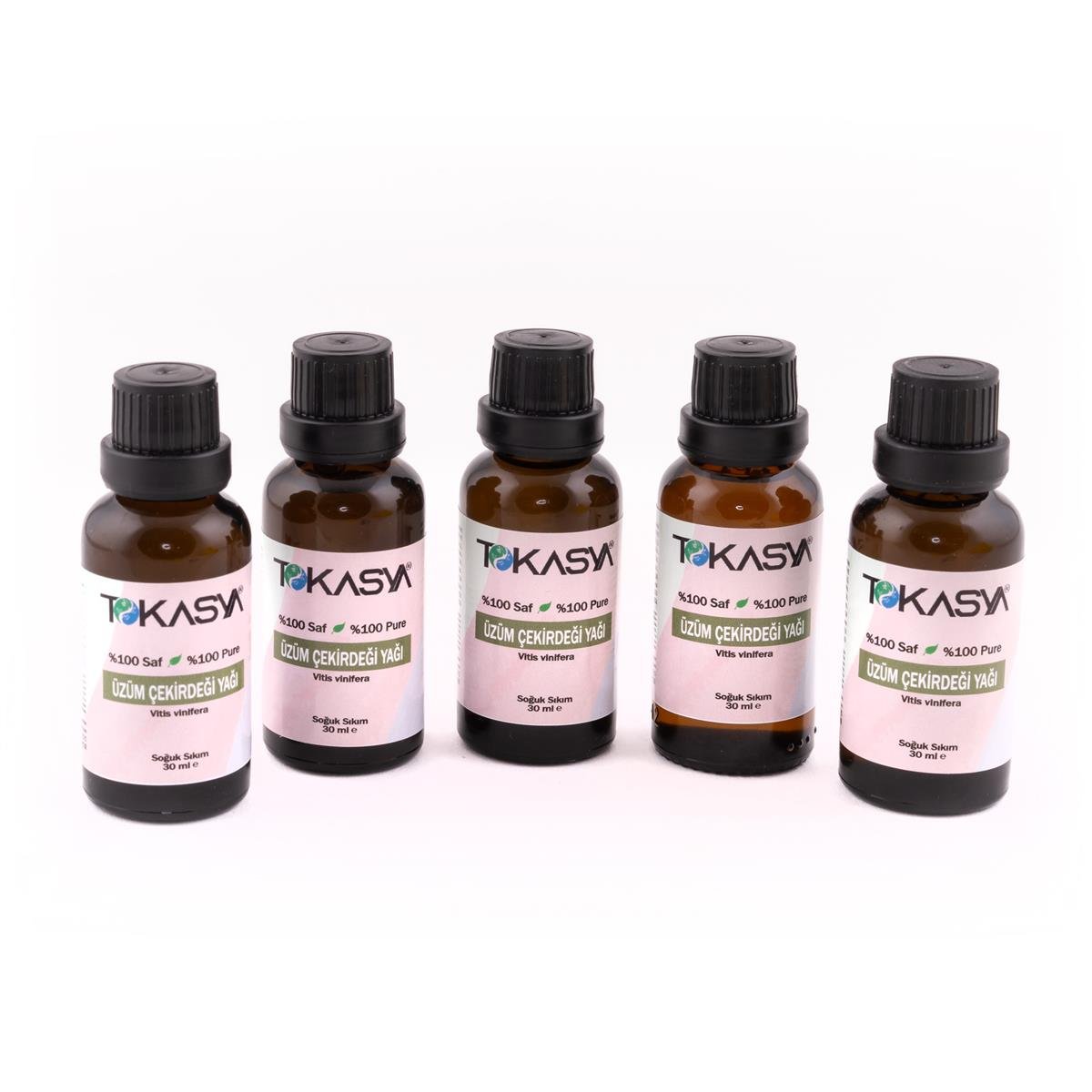 Tokasya Üzüm Çekirdeği Yağı 30 ml (5 li Şişe)