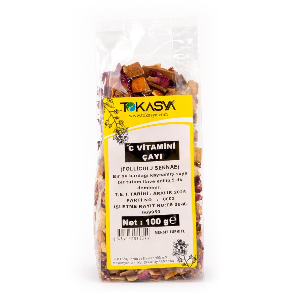 Tokasya Vitamin C Çayı 100 g (5 li Paket)