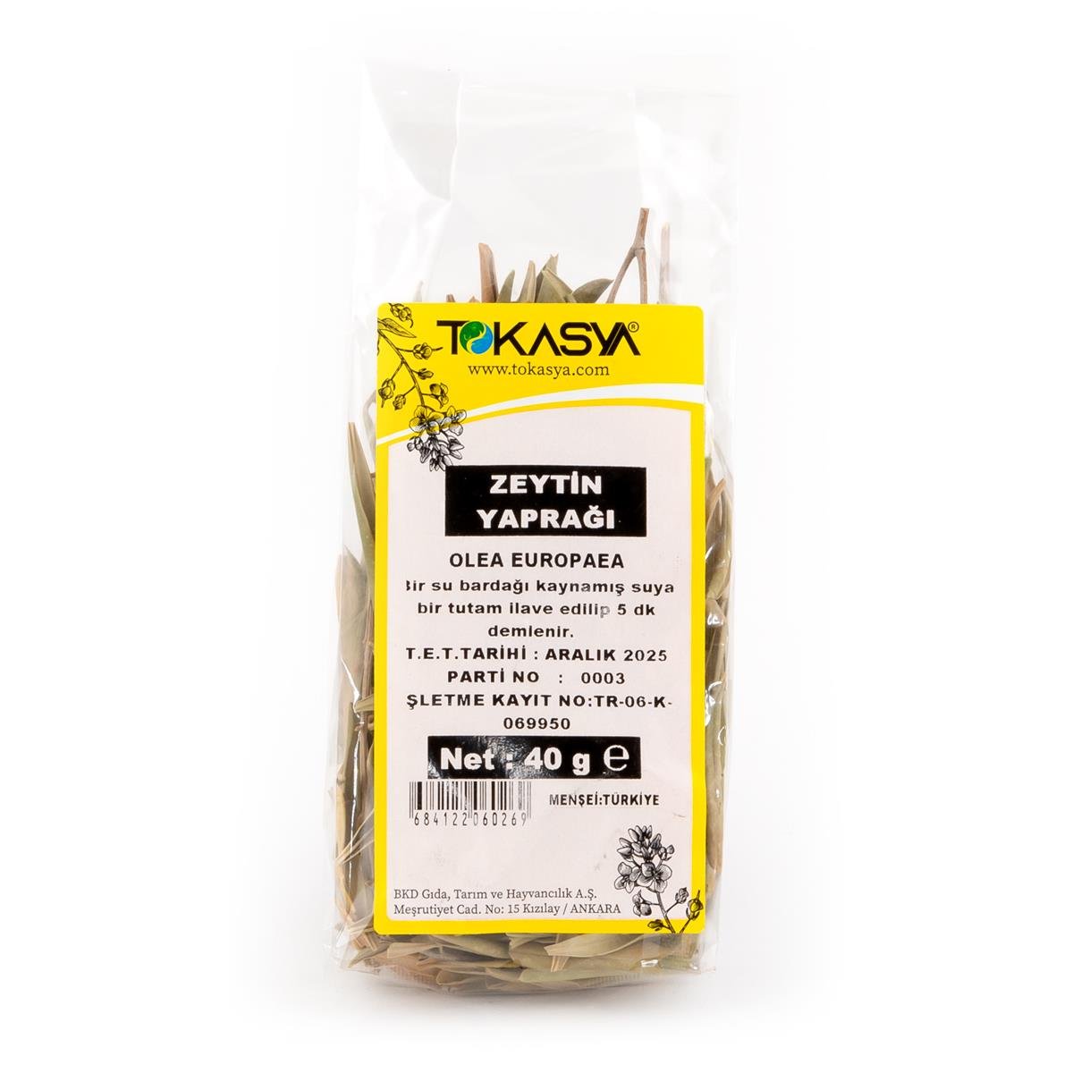 Tokasya Zeytin Yaprağı 40 g (3 lü Paket)