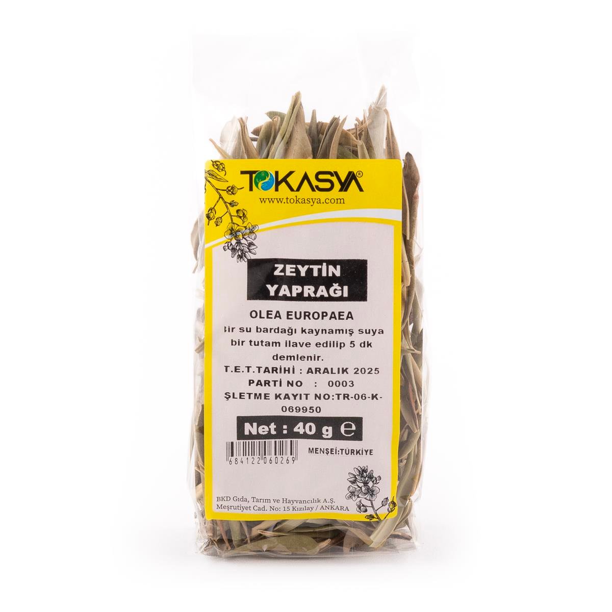 Tokasya Zeytin Yaprağı  40 g