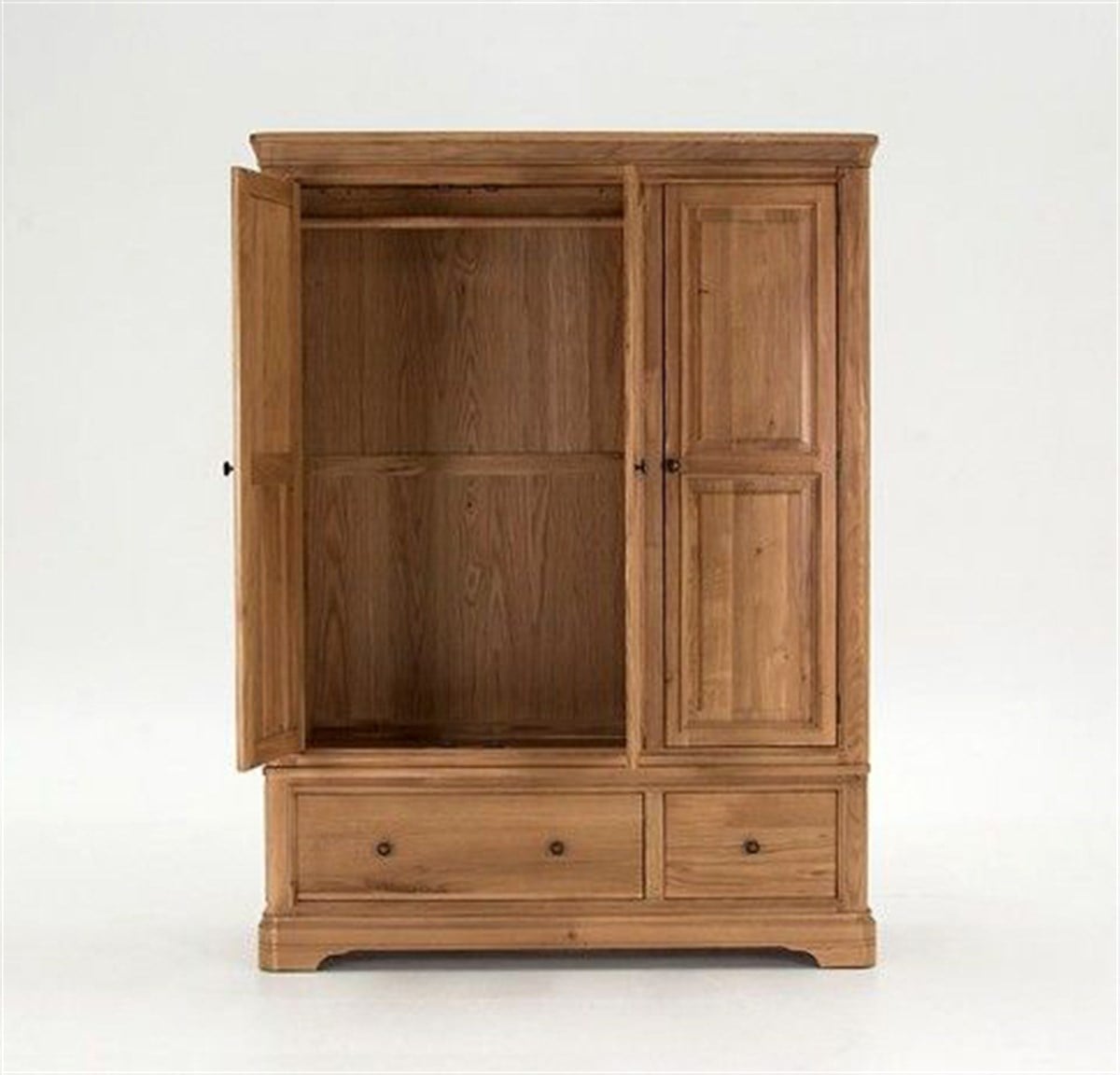 Lucky Wood Store Tanita Masif Gardrop-belminomobilya