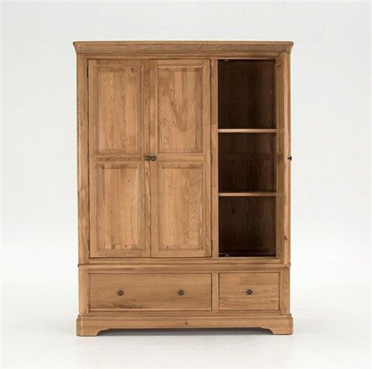 Lucky Wood Store Tanita Masif Gardrop-belminomobilya