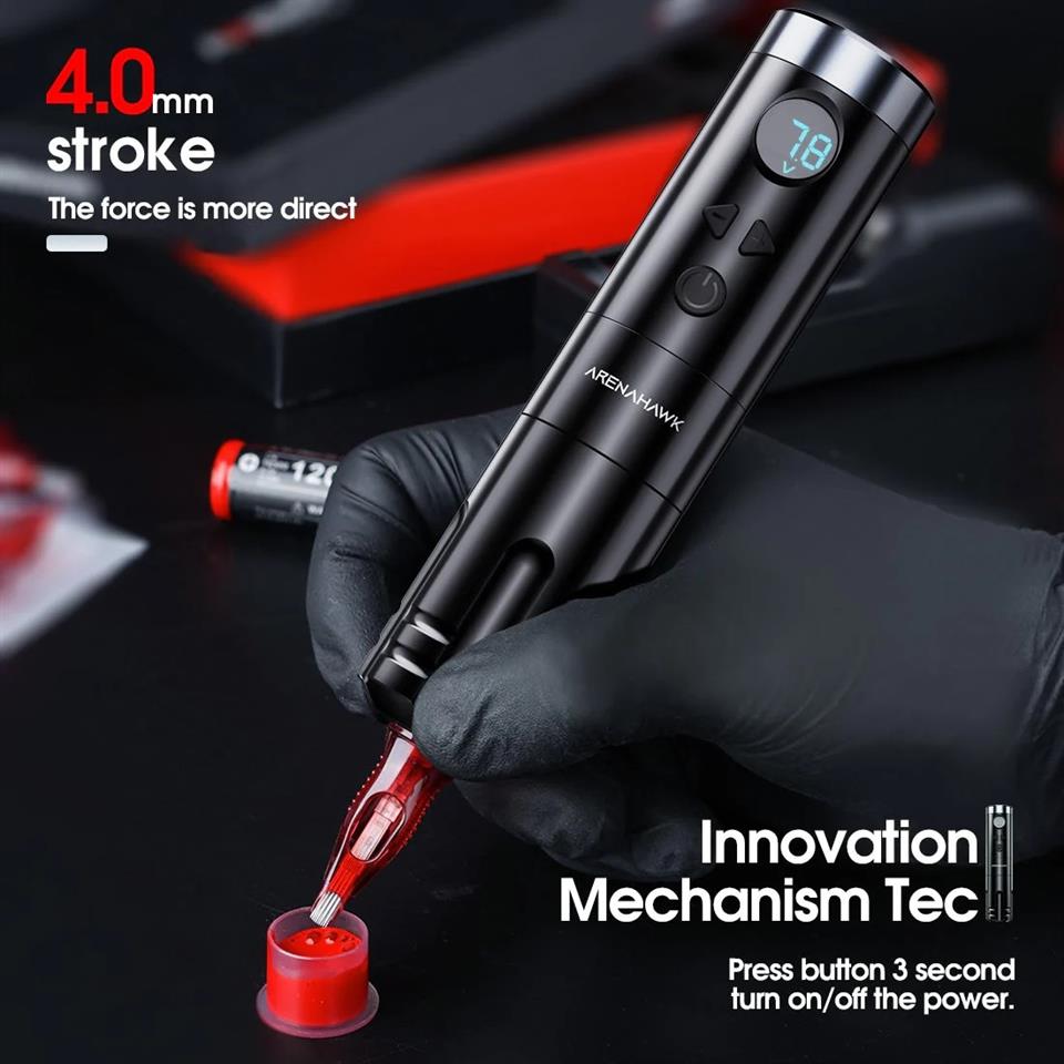 Arenahawk A-Power 4.0mm Stroke Kablosuz Dövme Makinesi