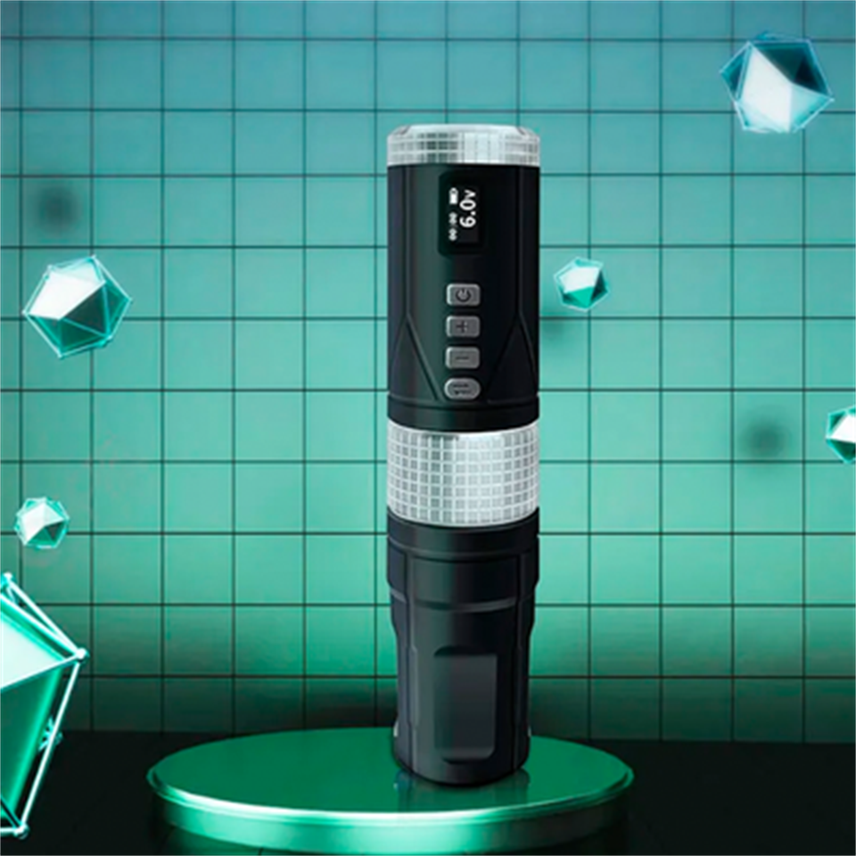 BRONC WIRELESS TATTOO PEN V8 4.0 Stroke Black