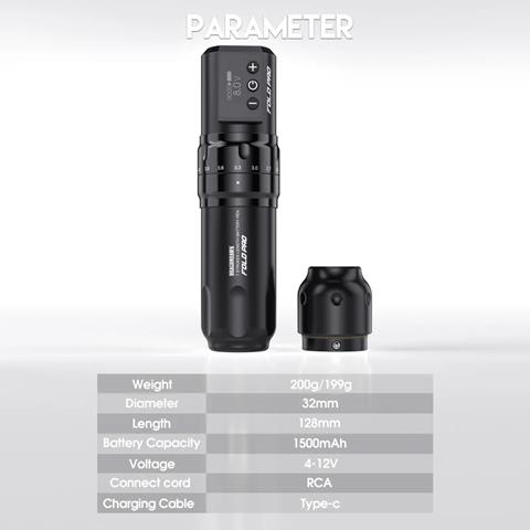 Dragonhawk Fold Pro Wireless 2.4 - 4.2 mm Stroke Çift Bataryalı