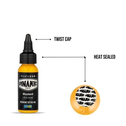 Dynamic Platinum Mustard Yellow  1oz - 30ml